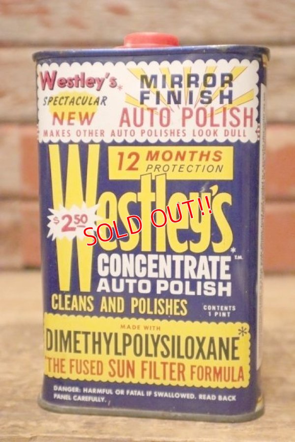 画像1: dp-240207-07 WESTLEY INDUSTRIES, INC. / Westley's AUTO POLISH CAN