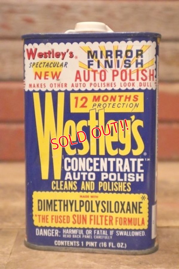 画像1: dp-240207-07 WESTLEY INDUSTRIES, INC. / Westley's AUTO POLISH CAN