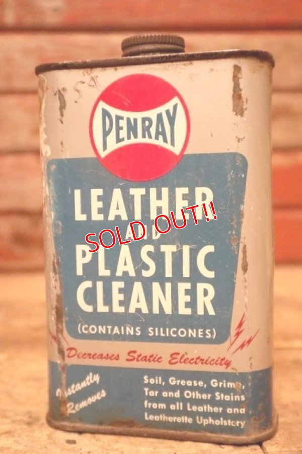 画像1: dp-240508-75 PENRAY LEATHER AND PLASTIC CLEANER CAN