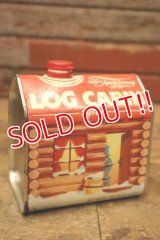 dp-240605-12 LOG CABIN syrup 100th Anniversary Tin Can