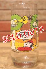 gs-240207-07 McDonald's / 1983 Camp Snoopy Collection Glass "Woodstock"