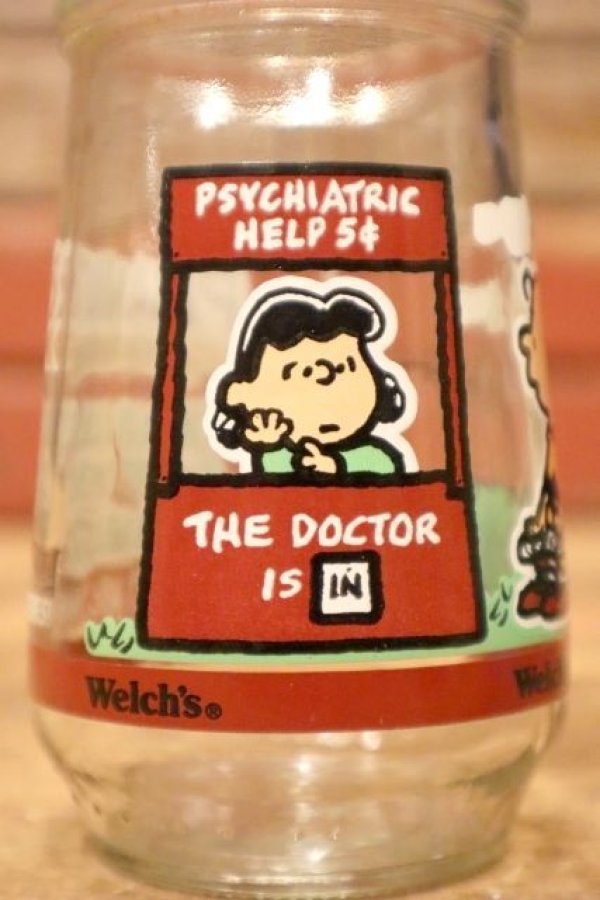 画像2: gs-240611-19 Welch's 1990's / PEANUTS COMIC CLASSICS Glass #1