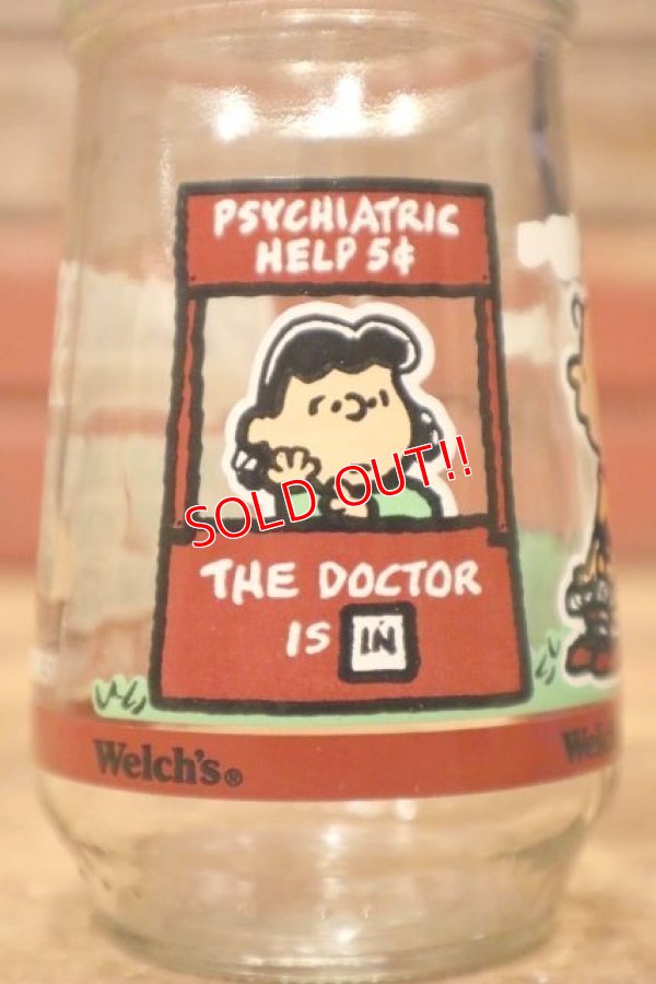 画像2: gs-240611-19 Welch's 1990's / PEANUTS COMIC CLASSICS Glass #1