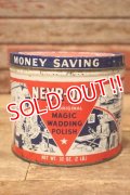 dp-240508-126 THE GEORGE BASCH CO. 1940's NEVR-DULL MAGIC WADDING POLISH CAN