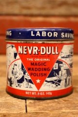 dp-240508-126 THE GEORGE BASCH CO. 1940's NEVR-DULL MAGIC WADDING POLISH CAN