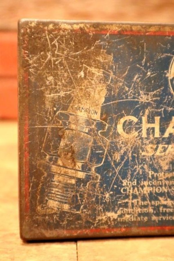 画像2: dp-240605-01 CHAMPION / 1930's SERVICE KIT TIN BOX