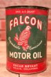 画像2: dp-240623-04 FALCON MOTOR OIL / 1940's-1950's One U.S. Quart Can (2)