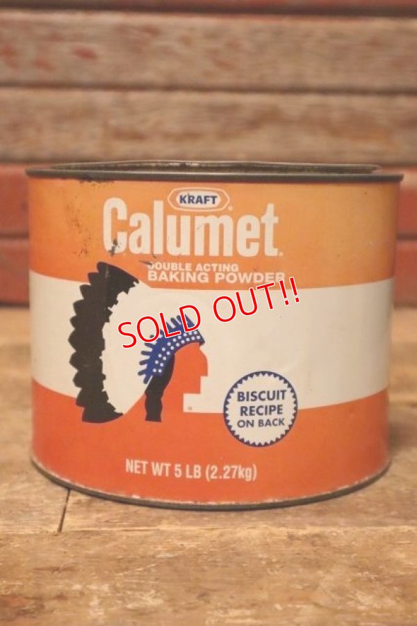 画像1: dp-240623-05 Calumet / KRAFT Baking Powder Can