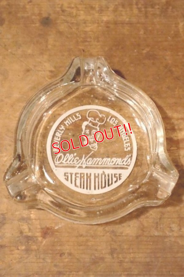 画像2: dp-240718-02 Ollie Kammond's STEAK HOUSE Vintage Ashtray