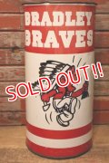 dp-240623-07 Bradley University・Bradley Braves 1960's-1970's Trash Can