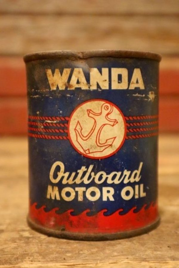 画像1: dp-240508-40 WANDA Outboard MOTOR OIL 1/2 PINT CAN