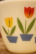 画像6: kt-230809-05 Fire-King / 1950's Ivory Tulip Grease Jar