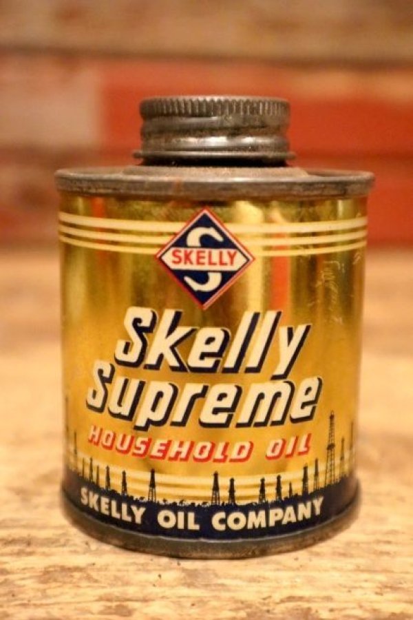 画像1: dp-240508-42 SKELLY / Skelly Supreme HOUSEHOLD OIL 4 F.L. OZ Can