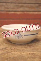 kt-230809-07 Freemasonry / Wallace Cereal Bowl