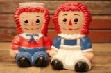 ct-240605-14 RAGGEDY ANN ANDY / PLAY PAL PLASTICS 1970's Coin Bank