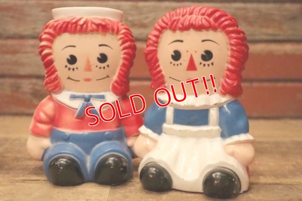 画像1: ct-240605-14 RAGGEDY ANN ANDY / PLAY PAL PLASTICS 1970's Coin Bank