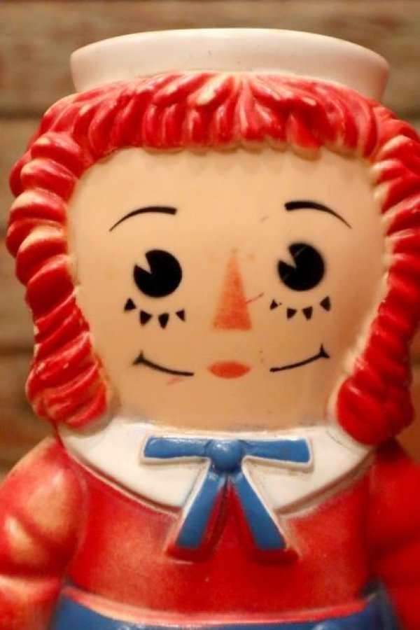 画像2: ct-240605-14 RAGGEDY ANN ANDY / PLAY PAL PLASTICS 1970's Coin Bank