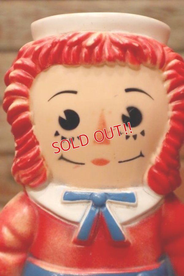 画像2: ct-240605-14 RAGGEDY ANN ANDY / PLAY PAL PLASTICS 1970's Coin Bank