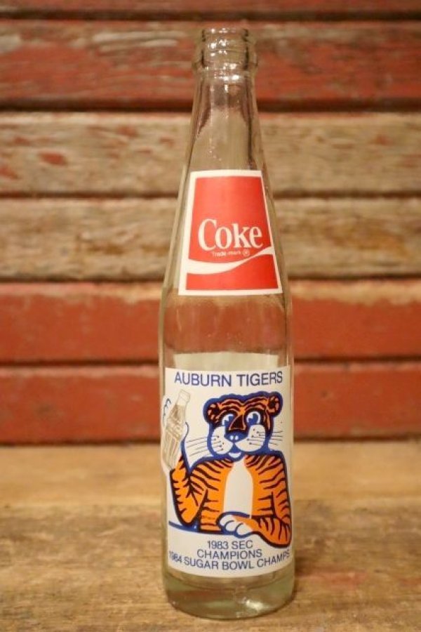 画像1: dp-230101-65 Auburn University / AUBURN TIGERS 1984 Sugar Bowl Champion Coca Cola Bottle