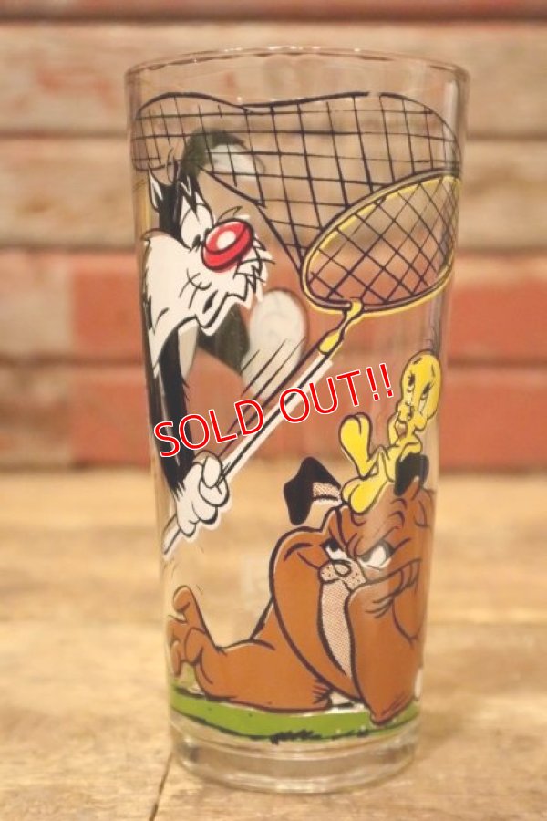 画像1: gs-240611-18 Sylvester & Tweety / PEPSI 1976 Collector Series Glass