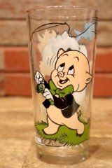 gs-240605-22 Tasmanian Devil & Porky Pig / PEPSI 1976 Collector Series Glass