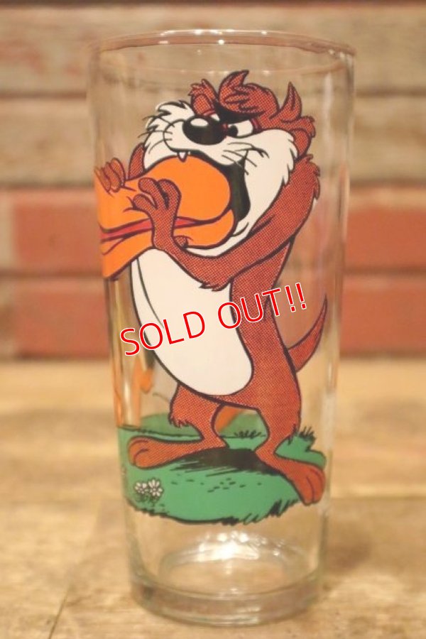 画像1: gs-240611-22 Daffy Duck & Tasmanian Devil / PEPSI 1976 Collector Series Glass