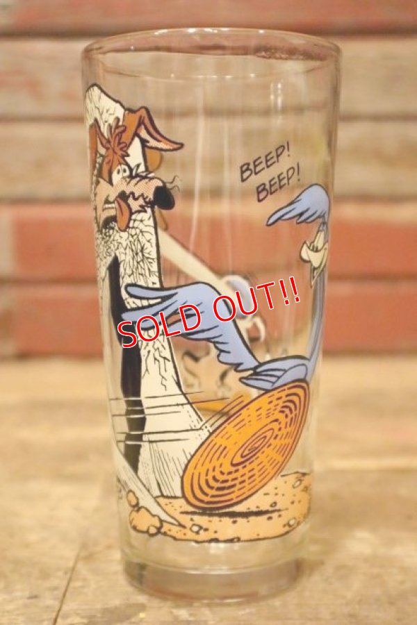 画像1: gs-240605-20 Road Runner & Wile E. Coyote / PEPSI 1976 Collector Series Glass