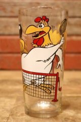 gs-240611-20 Foghorn Leghorn & Henery Hawk / PEPSI 1976 Collector Series Glass