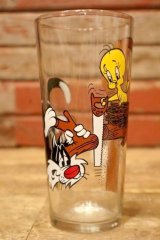 gs-240611-17 Sylvester & Tweety / PEPSI 1976 Collector Series Glass