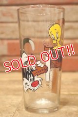 gs-240611-17 Sylvester & Tweety / PEPSI 1976 Collector Series Glass