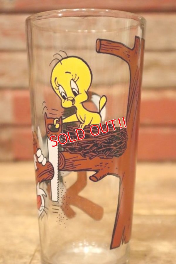 画像2: gs-240611-17 Sylvester & Tweety / PEPSI 1976 Collector Series Glass