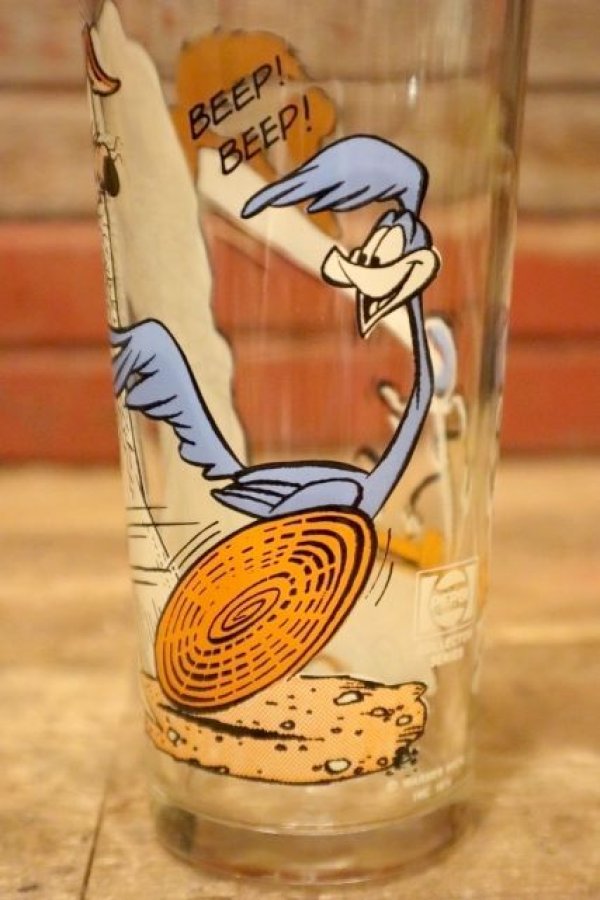 画像2: gs-240605-20 Road Runner & Wile E. Coyote / PEPSI 1976 Collector Series Glass