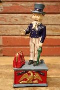 ct-240623-03 Uncle Sam / 1940's-1950's Cast Iron Mechanical Bank