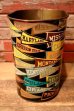 画像3: dp-240611-11 HARVELL 1950's-1960's College Pennant Trash Can