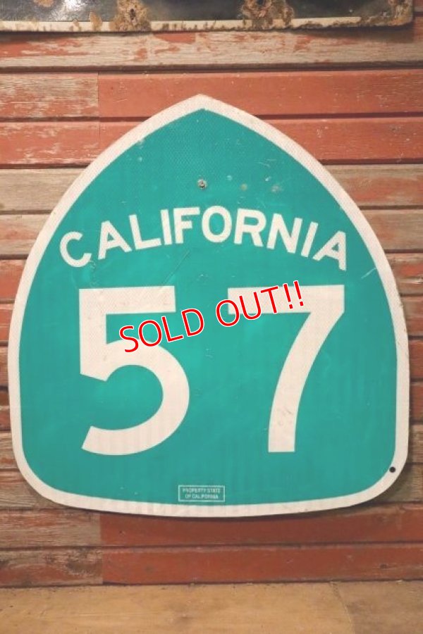 画像1: dp-240604-06 Road Sign CALIFORNIA State Route 57 Sign