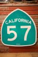 画像1: dp-240604-06 Road Sign CALIFORNIA State Route 57 Sign (1)