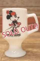 ct-240814-08 Minnie Mouse / FEDERAL 1970's Footed Mug