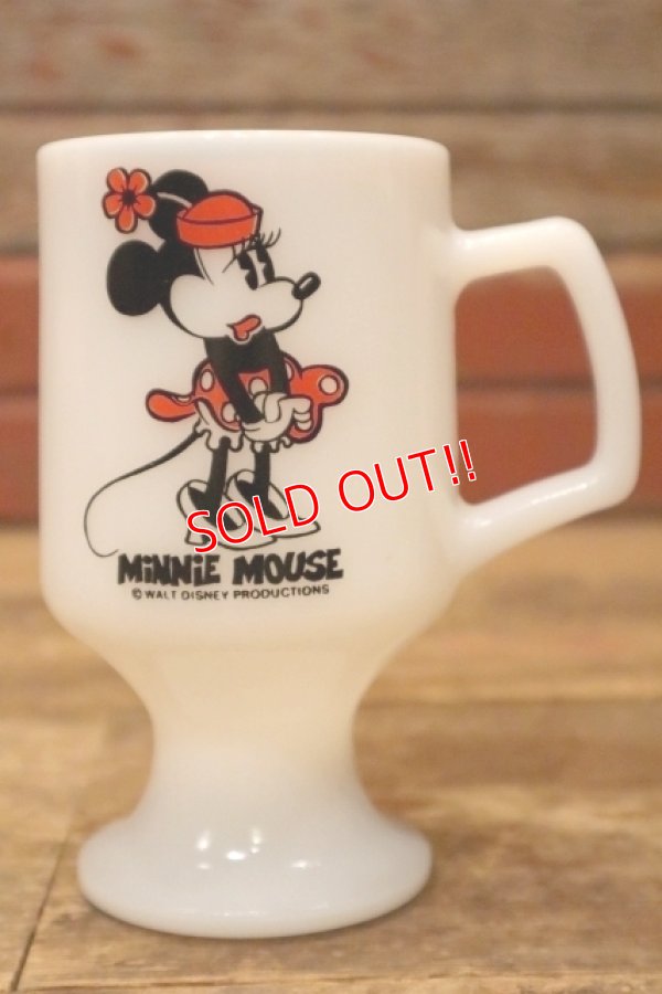 画像1: ct-240814-08 Minnie Mouse / FEDERAL 1970's Footed Mug