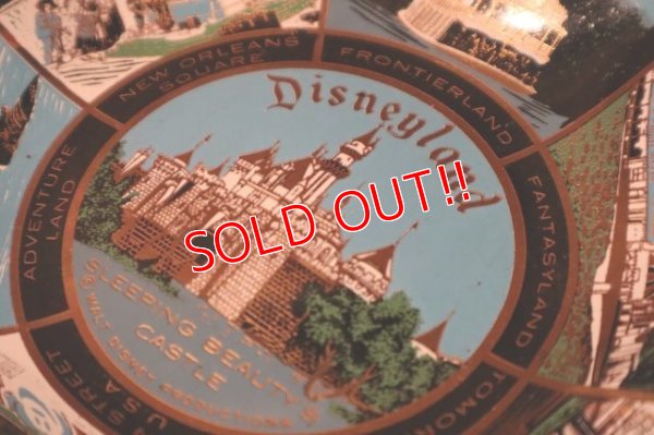 画像2: dp-240611-16 Disneyland / Vintage Souvenir Glass Tray