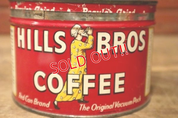 画像2: dp-230601-10 HILLS BROS COFFEE / Vintage Tin Can