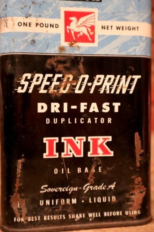 画像2: dp-240207-07 SPEED-O-PRINT No.50 Black INK Can