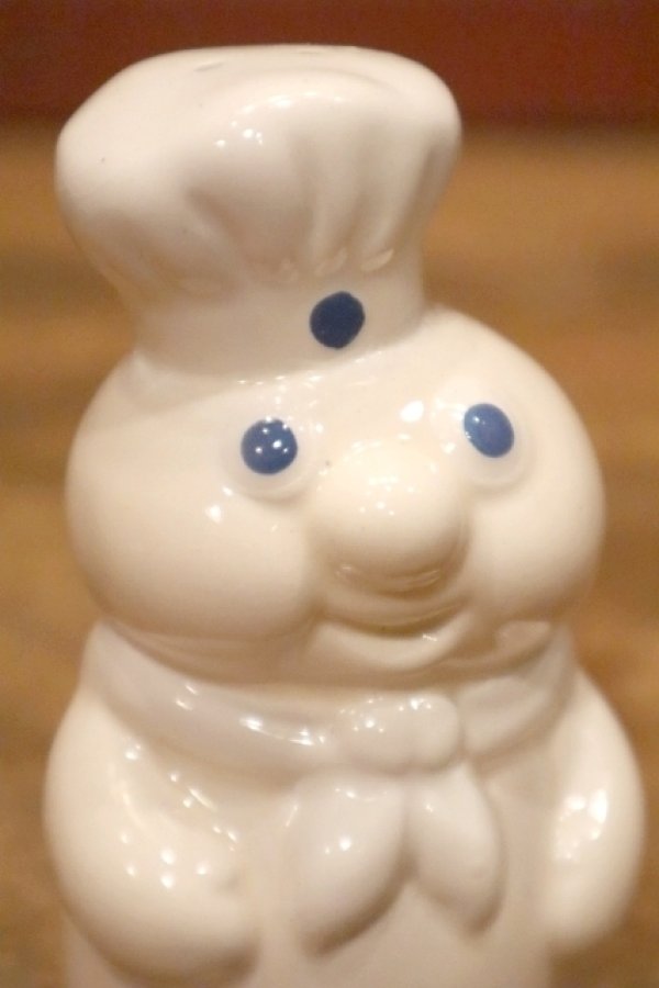 画像2: ct-240214-49 Pillsbury / Poppin Fresh 1988 Ceramic Salt and Pepper Shaker