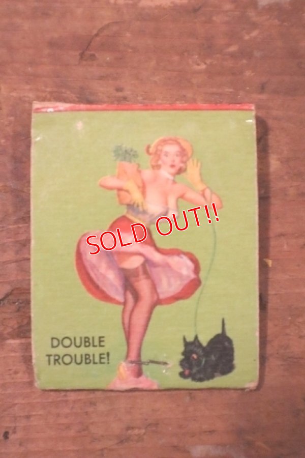 画像1: dp-240814-01 1950's PIN-UP GIRL Matchbook