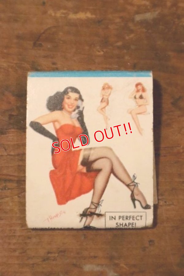 画像1: dp-240814-01 1950's PIN-UP GIRL Matchbook