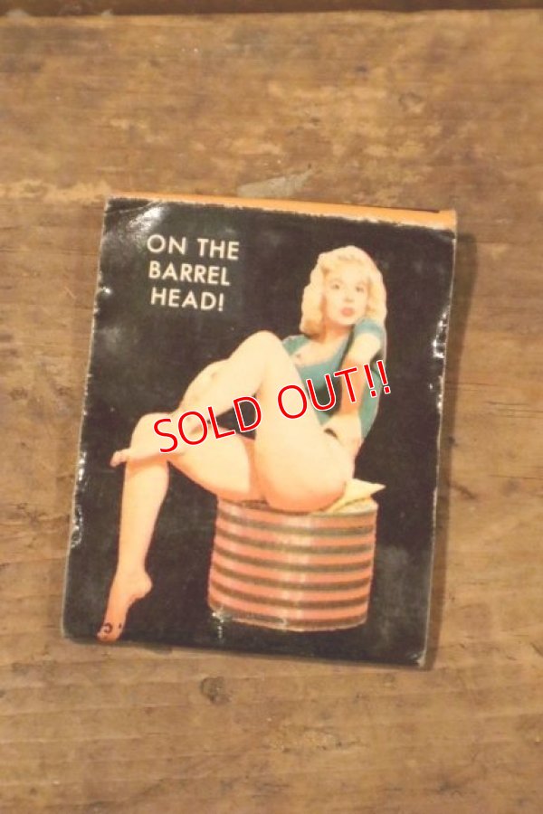 画像1: dp-240814-01 1950's PIN-UP GIRL Matchbook