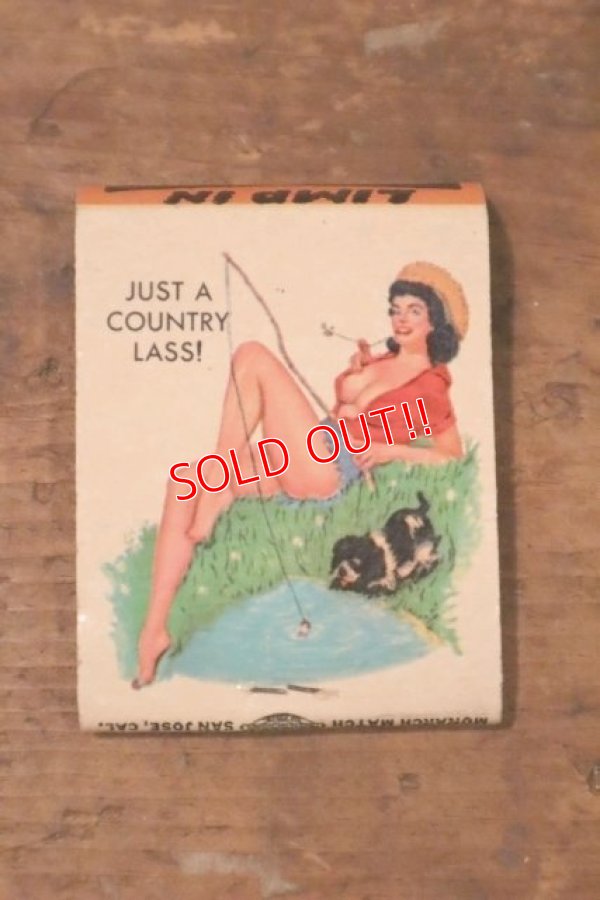 画像1: dp-240814-01 1950's PIN-UP GIRL Matchbook