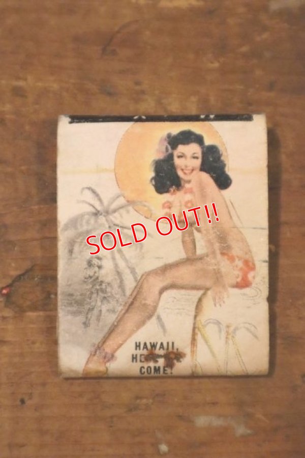 画像1: dp-240814-01 1950's PIN-UP GIRL Matchbook