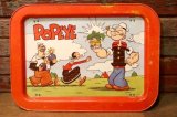 ct-220901-13 Popeye / 1976 Kid's Tin Table