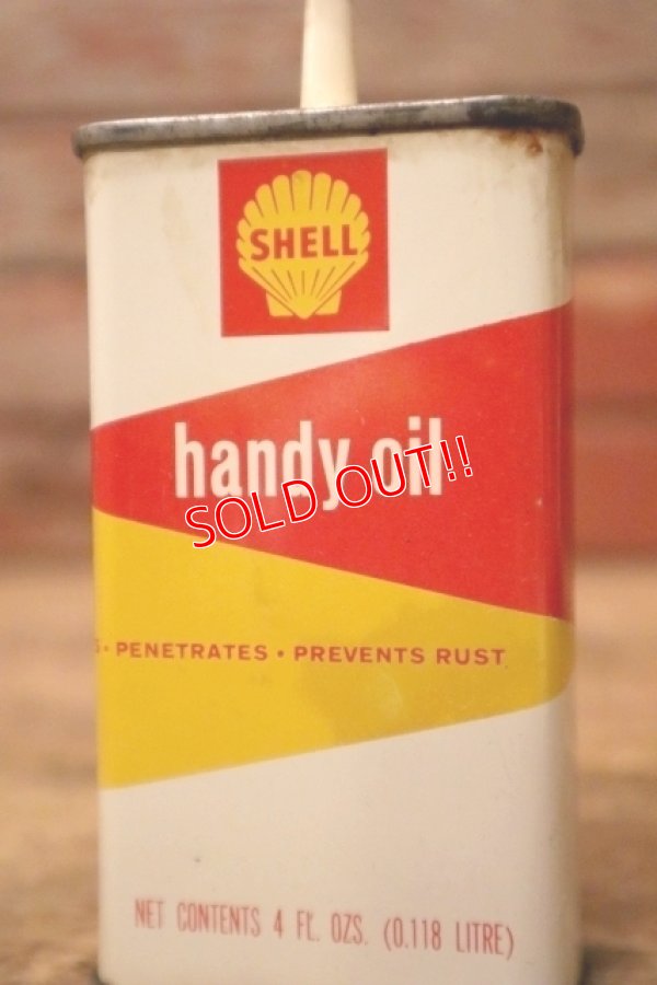 画像2: dp-240814-32 SHELL / 1960's Handy Oil Can