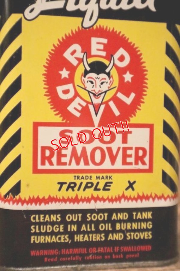 画像2: dp-240814-25 RED DEVIL / SOOT REMOVER 1 U.S. PINT CAN